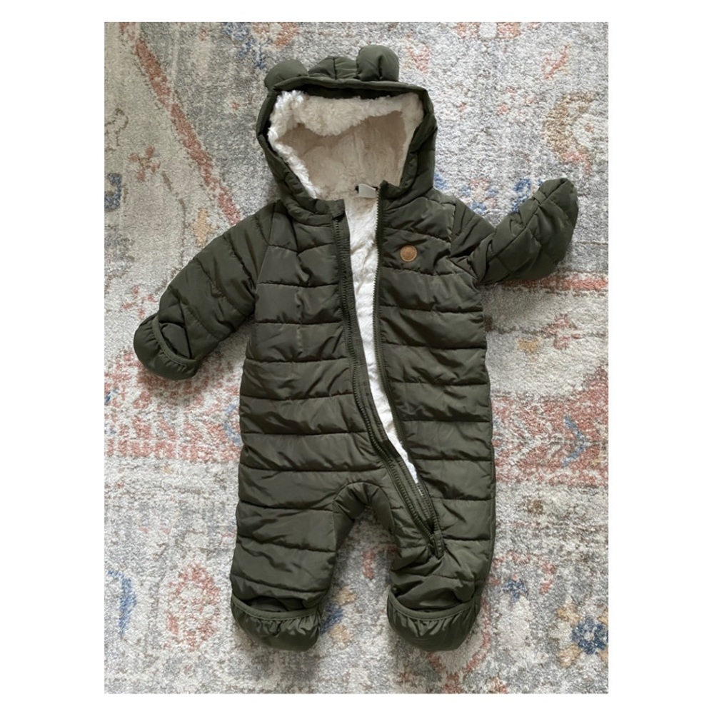 Puffer Jumpsuit w Sherpa Lining